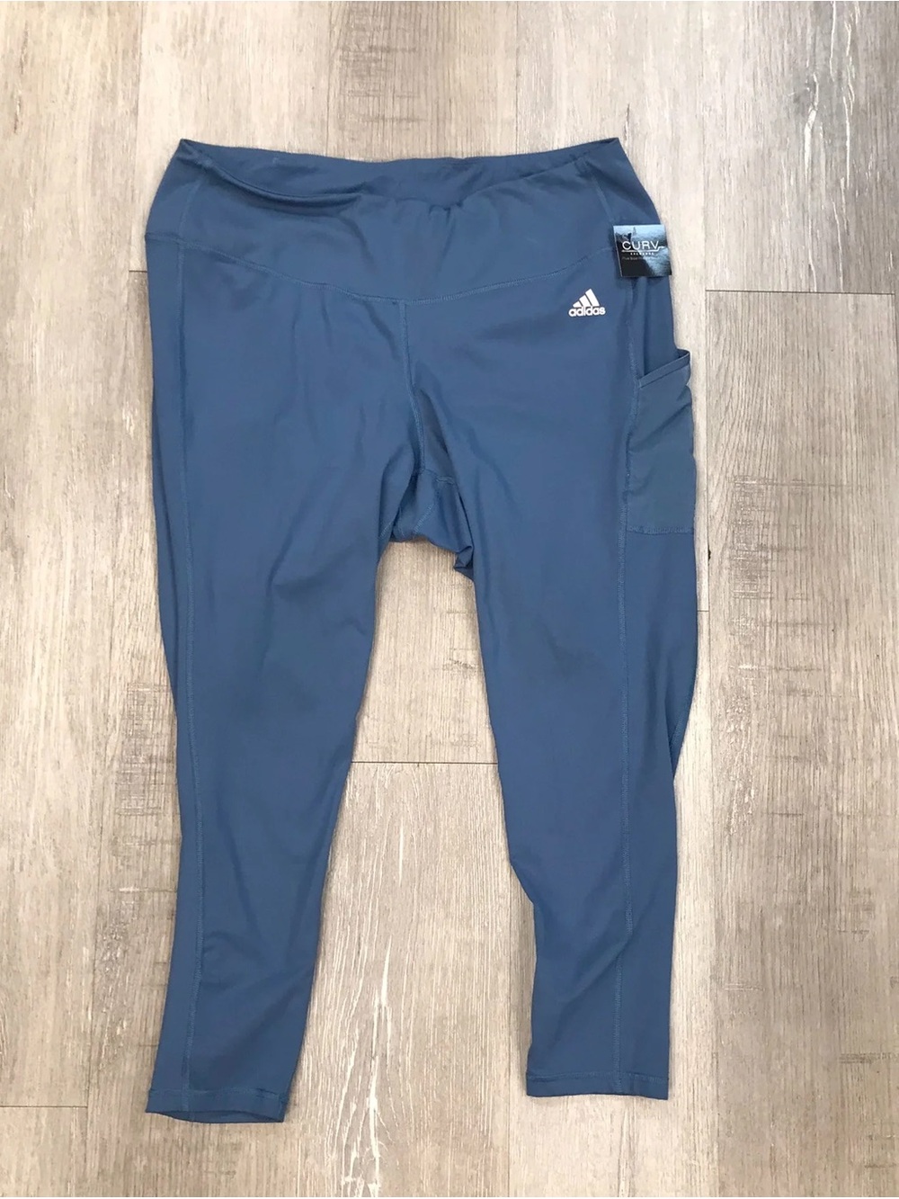 Adidas Blue High Waisted Leggings - Size 3X